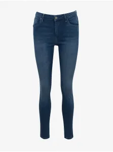 Dark Blue Women's Skinny Fit Jeans Jeans Regent Jeans Jeans Jeans Jeans - Women #664408