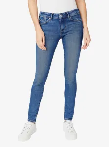 Dark Blue Women's Skinny Fit Jeans Jeans Regent Jeans Jeans Jeans Jeans - Women #672035