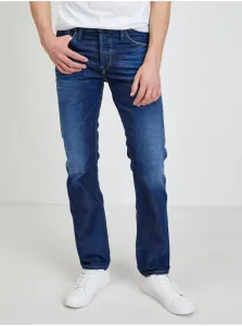 Dark blue men straight fit jeans Pepe Jeans Talbot - Men
