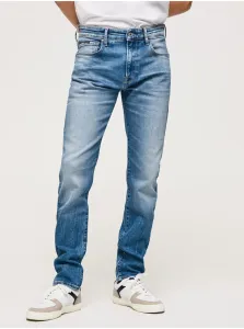 Straight fit pre mužov Pepe Jeans - modrá #5610239