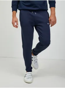 Tepláky Pepe Jeans pánske, tmavomodrá farba, jednofarebné #5576530