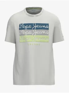 White Men's T-Shirt Pepe Jeans Abaden - Men #716000
