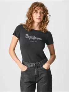 Dark blue Women's T-Shirt Pepe Jeans Beatrice - Women #715779