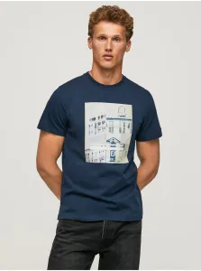 Dark blue Men's T-Shirt Pepe Jeans Teller - Men #663082