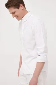 Bavlnená košeľa Pepe Jeans Lisselton pánska, biela farba, regular, s golierom button-down #8688473
