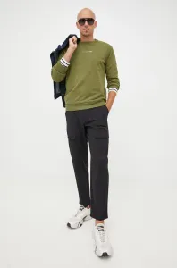 Bavlnená mikina Pepe Jeans pánska, zelená farba, jednofarebná #258426