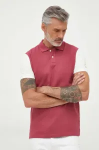 Bavlnené polo tričko Pepe Jeans Londgford ružová farba, vzorované