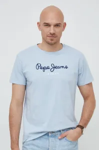 Bavlnené tričko Pepe Jeans Eggo s potlačou #7414232