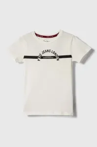 Detské bavlnené tričko Pepe Jeans biela farba, s potlačou #8752757