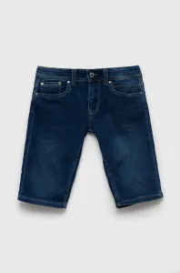 Detské rifľové krátke nohavice Pepe Jeans PJL BJ Denim nastaviteľný pás #8511745