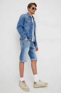 Rifľové krátke nohavice Pepe Jeans Cash Short pánske, #242913