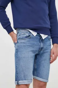 Rifľové krátke nohavice Pepe Jeans pánske #8657391