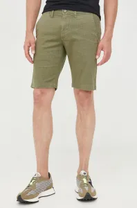 Šortky Pepe Jeans pánske, zelená farba, #249195