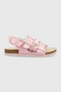Detské sandále Pepe Jeans ružová farba