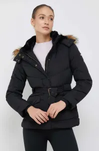Páperová bunda Pepe Jeans dámska, čierna farba, zimná, #4228683