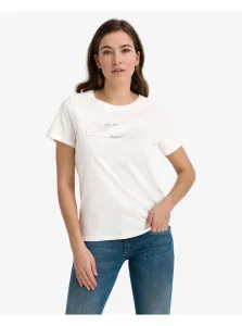 Tričká s krátkym rukávom pre ženy Pepe Jeans - biela #166724
