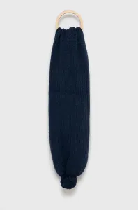 Šál Pepe Jeans dámsky, tmavomodrá farba, jednofarebný #185727