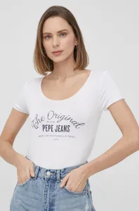 Pepe Jeans dámske tričko Farba: Biela, Veľkosť: XS #216642