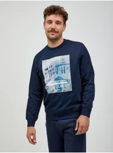 Dark blue Mens Sweatshirt Pepe Jeans Percival - Men #641946