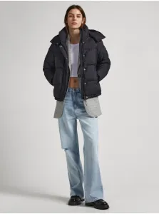 Pepe Jeans Morgan Black Women's Winter Quilted Jacket - Women #8414622