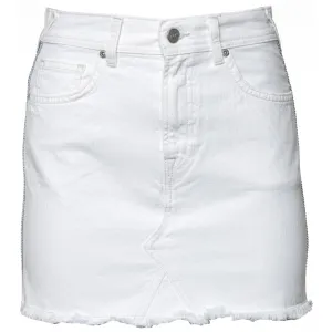 Pepe Jeans Skirt Dani Bling White - Women