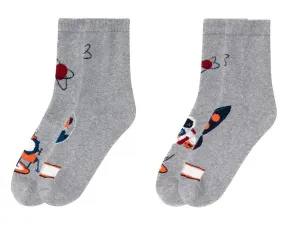 pepperts!® Detské hrejivé ponožky, 2 páry (31/34, sivá)