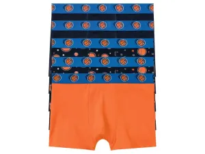 pepperts!® Chlapčenské boxerky, 5 kusov (134/140, vzor/navy modrá/oranžová)