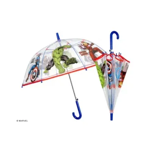 PERLETTI - Detský automatický dáždnik AVENGERS Transparent, 75282