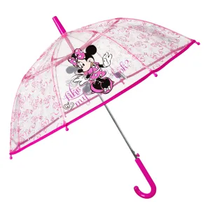PERLETTI - Detský automatický dáždnik MINNIE MOUSE Transparent, 50135