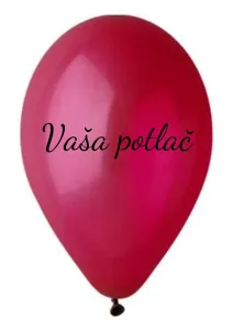 Personal Balónik s textom - Burgundy 26 cm