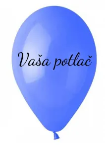 Personal Balónik s textom - Modrofialový 26 cm