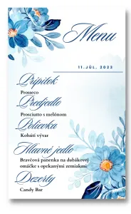 Personal Menu - Modré kvetiny Zvoľte množstvo: od 11 ks do 30 ks