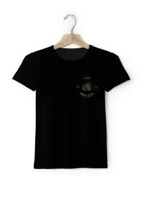 Personal Párové pánske tričko s vlastným textom - Pán Farba: čierna, Veľkosť - dospelý: L