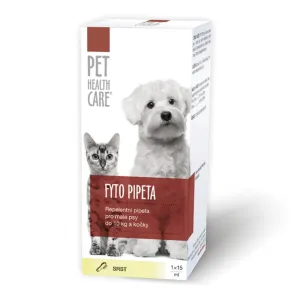 Pet Health Care Fyto Pipeta repelentná pre malých psov do 10 kg a mačky 15 ml