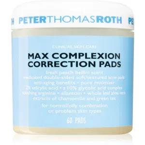 Peter Thomas Roth Max Complexion čistiace tampóny pre vyhladenie pleti a minimalizáciu pórov 60 ks #917429