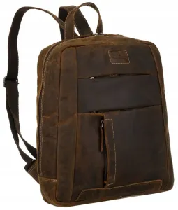 Elegantný, kožený pánsky batoh - Peterson #9273343