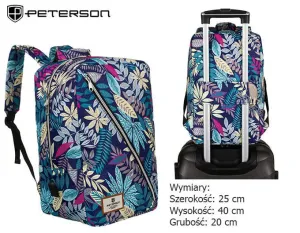 Nepremokavý polyesterový cestovný batoh - Peterson #9272805