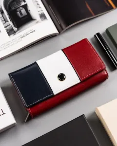 Dámska kožená peňaženka na patentku — Peterson #9182285
