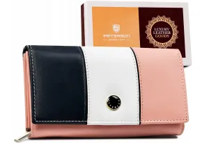 Dámska kožená peňaženka na patentku — Peterson #9182423