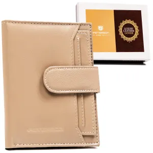 Dámska kožená peňaženka na patentku — Peterson #9182717
