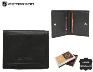 Dámska kožená peňaženka PTN RD-220-GCL BLACK