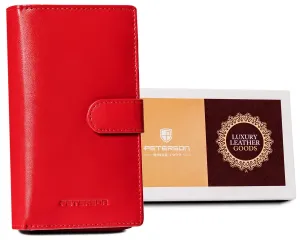 Dámska peňaženka vyrobená z prírodnej kože — Peterson