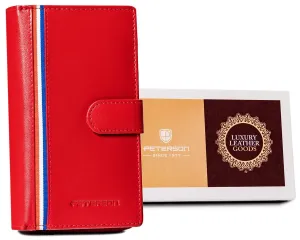 Dámska peňaženka vyrobená z prírodnej kože — Peterson