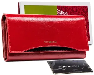 Elegantná dámska peňaženka vyrobená z prírodnej kože — Peterson #9182336