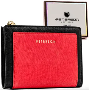 Malá dámska peňaženka vyrobená z ekologickej kože — Peterson #9182668