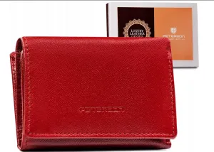 Malá, kožená dámska peňaženka so zapínaním — Peterson #9182458
