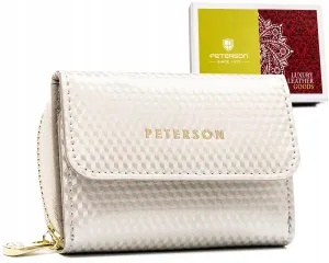 Malá, kožená dámska peňaženka so zapínaním- Peterson #9182892