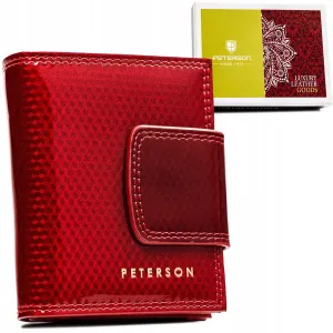 Malá, kožená dámska peňaženka so zapínaním - Peterson #9182865
