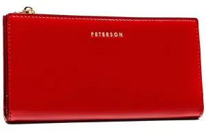 Veľká dámska peňaženka vyrobená z ekologickej kože— Peterson #9182678