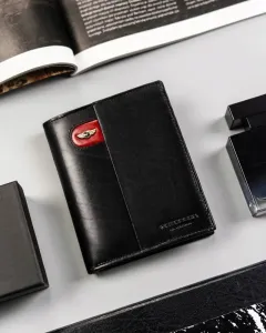 Veľká pánska kožená peňaženka bez zapínania - Peterson